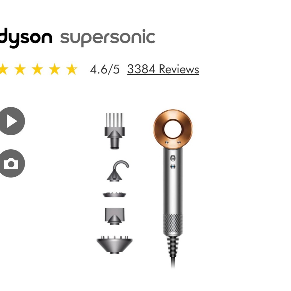 Dyson SuperSonic hair dryer new in box
